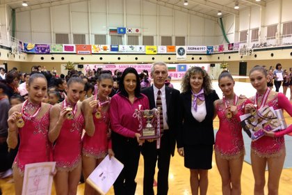 Българският клуб по художествена гимнастика спечели първия международен клубен турнир  „Саникс 2012”